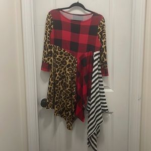 Ladies Mixed Print Custom Top